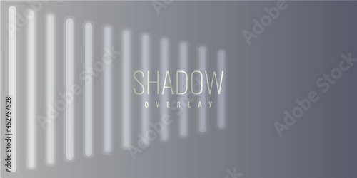 Shadow overlay background illustration template design