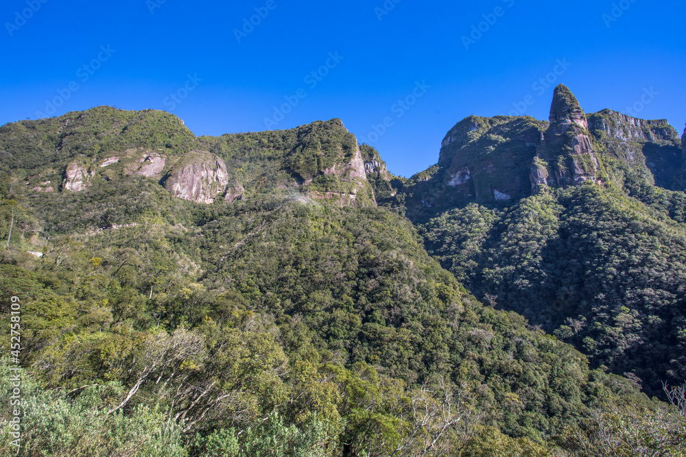 Corvo Branco mountain in Santa Catarina, Brazil.
