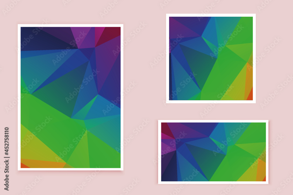 abstract textured polygonal background vector. Blurry triangle design. The pattern can be used for the background.	