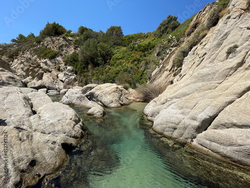 Maganitis is a small port in the south of the island of Ikaria in Greece. The road to get there is very beautiful and the site, close to the Seychelles beach, is amazing