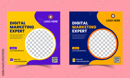 Creative Eye-catchy Beautiful  Professional Easy Editable Attractive  Awesome  social Media Poster Post Banner Ads Design for Business Corporate and Marketing Agency
