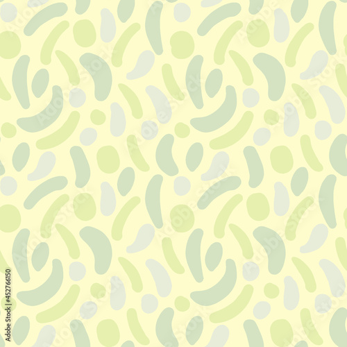 Cute  delicate seamless pattern with on a white background in pastel color.