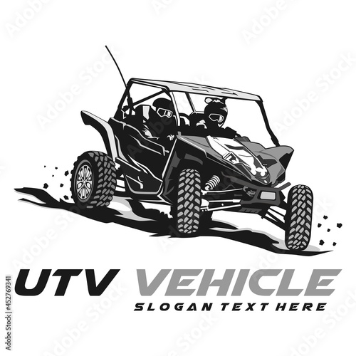 utv logo design icon vector	