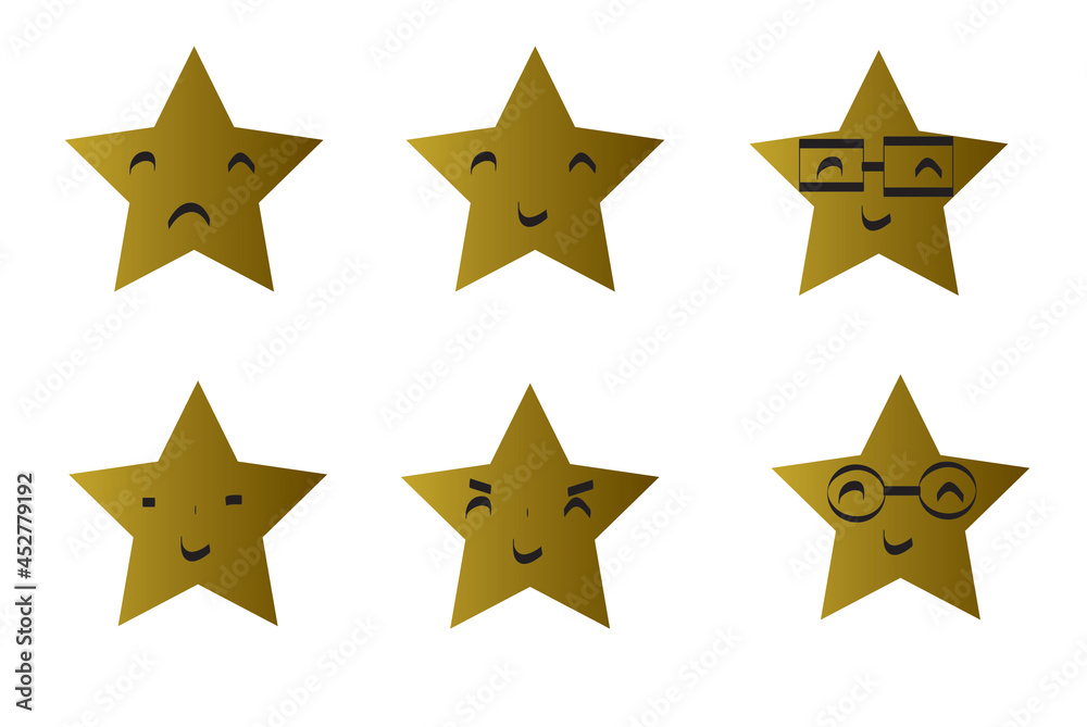 star icon set star icon set