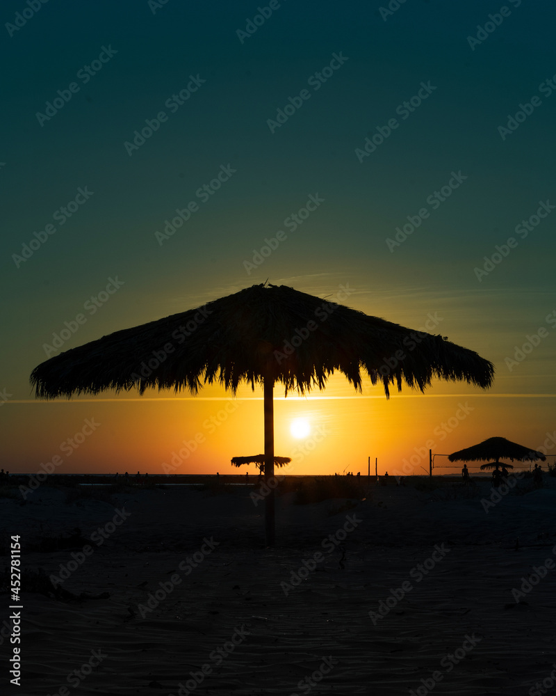 sunset on the beach sunset on the beach