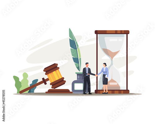 Legal law justice service illustration