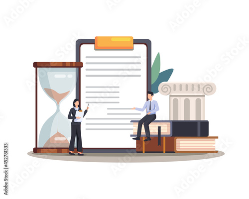 Legal law justice service illustration