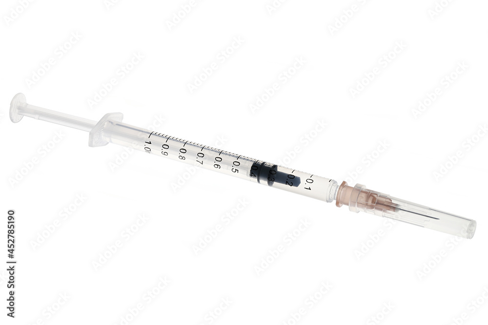 syringe isolated on white background syringe isolated on white background