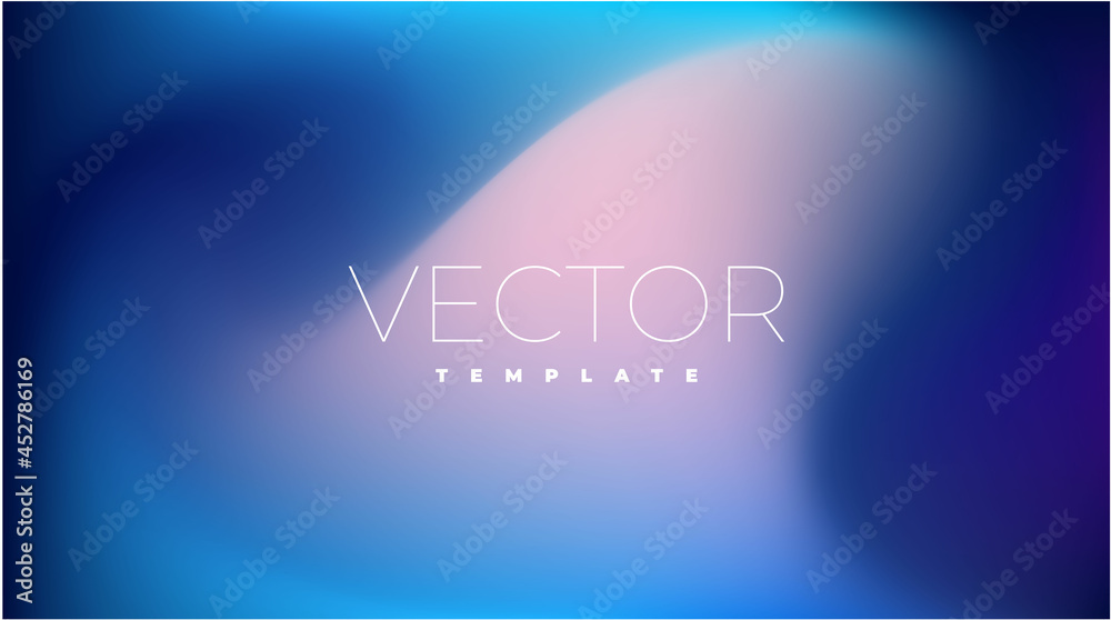 minimalistic vector background with dim pink and bright blue colors