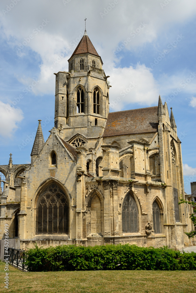Ruines de l’église Saint-Etienne-le-Vieux à Caen, Normandie, France