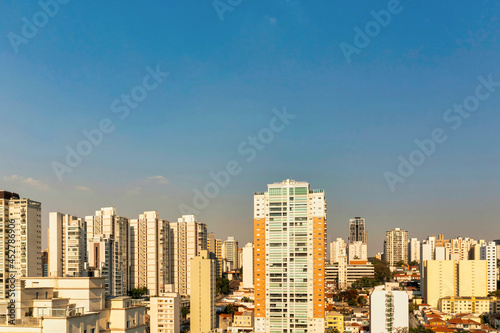 Foto a  rea da cidade de S  o Paulo