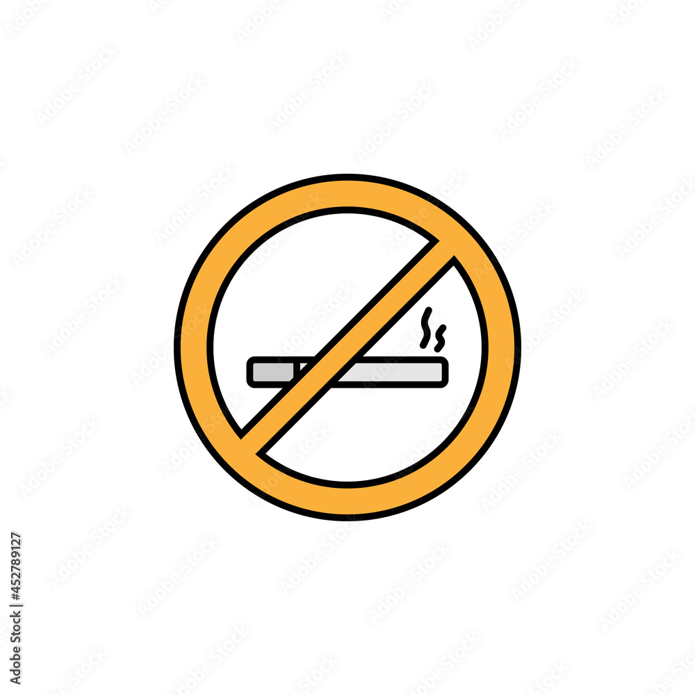 beach, sea, no smoking line colored icon. Signs, symbols can be used for web, logo, mobile app, UI, UX beach, sea, no smoking line colored icon. Signs, symbols can be used for web, logo, mobile app, UI, UX