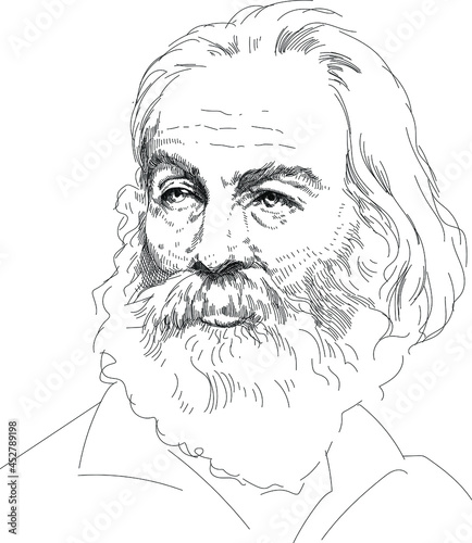 Walt Whitman - American poet and publicist. The innovator of free verse.