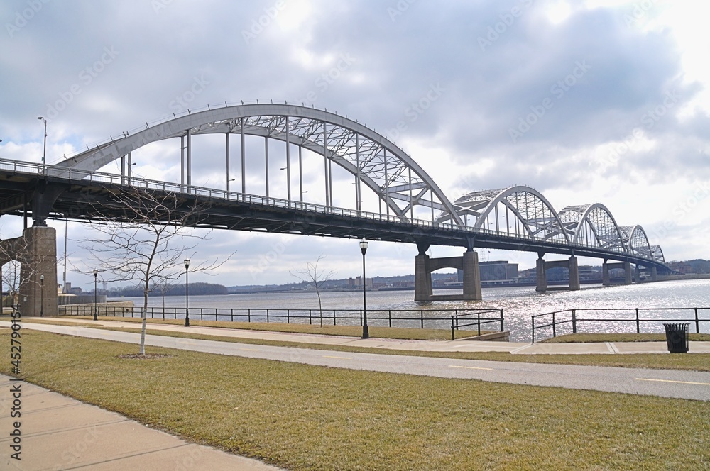 Centennial Bridge at Davenport IA