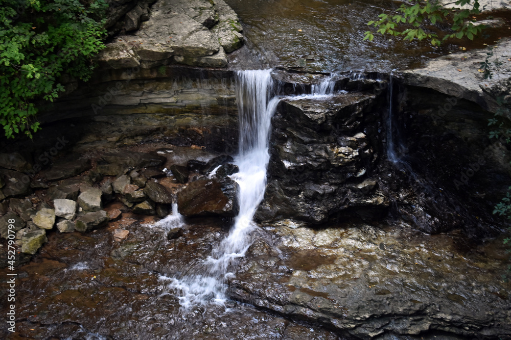 Waterfall at McCormick's Creek State Park, Indiana Waterfall at McCormick's Creek State Park, Indiana