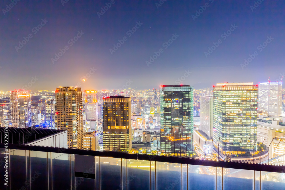 Naklejka premium 大阪の夜景 