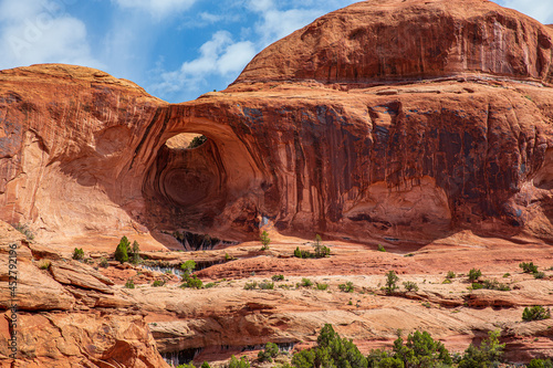 Paul Bunyan's Toilet Seat- a fun arch in moab Utah © Quattrophotography