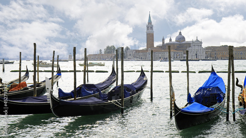 Gondolas in Venice © Karen