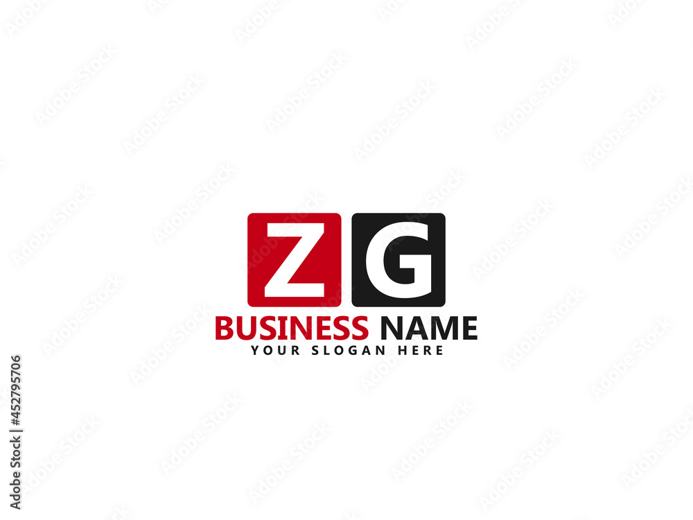 ZG Z&G Letter Type Logo Image, ZG Logo Letter Design For All Find of