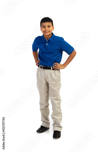 Kids: Pre-Teen Young Boy Smiling At Camera