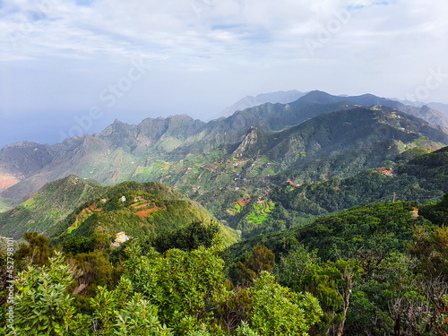 View over Anaga mountains on Tenerife, Spain. photo