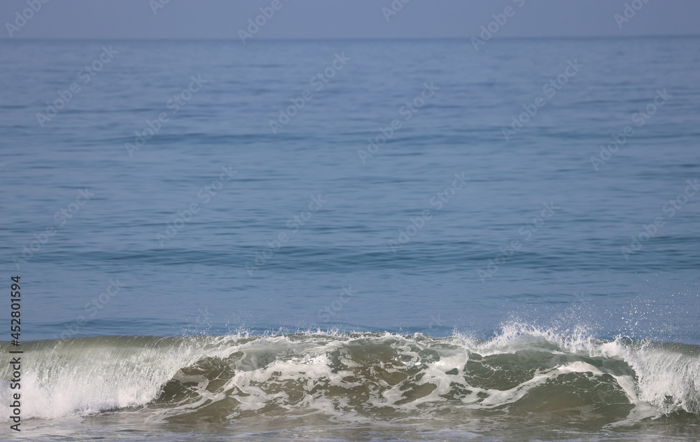 waves on the beach