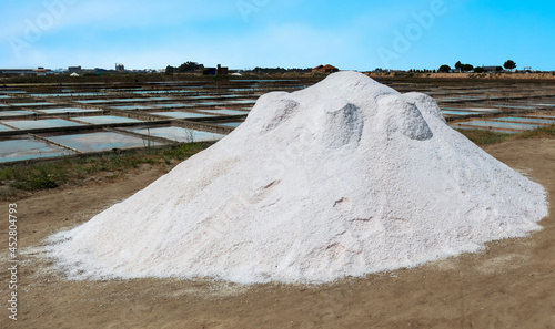 Foto Mount of sea salt in Aveiro