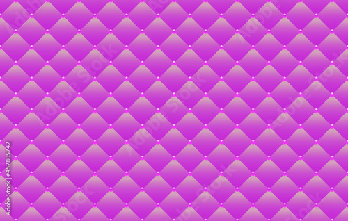 Pink luxury background with beads and rhombuses. Vector illustration. 