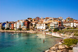 view of the city a guardia in galicia