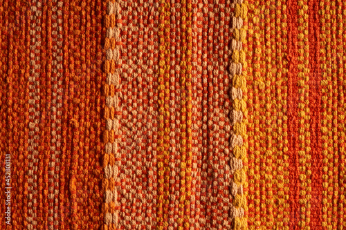 orange, red and yellow tapestry fabric texture background wallpaper