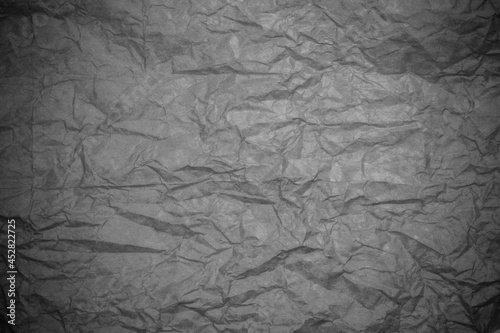 Textured paper gray crumpled background.