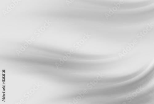 white cloth background abstract with soft waves