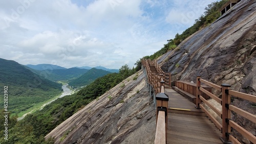 Yonggwolsan Mountain scenery in Sunchang, Korea photo