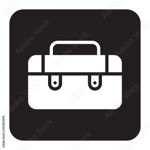 briefcase glyph icon