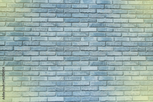 Background of a row of walls made of bricks.