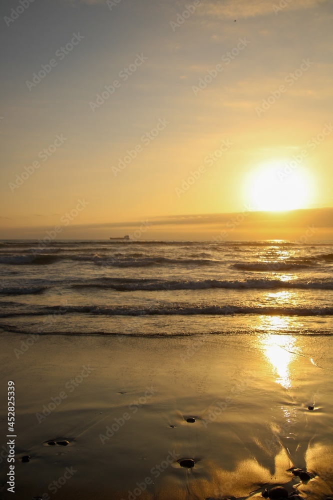 Fototapeta premium sunset on the beach