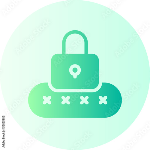 pin code gradient icon