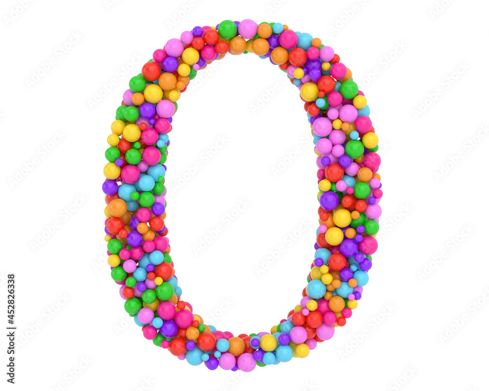 Alphabet balls multi-colored, kids font 3d render. colorful balls letter isolated on white background. 3D illustration. Alphabet balls multi-colored, kids font 3d render. colorful balls letter isolated on white background. 3D illustration.