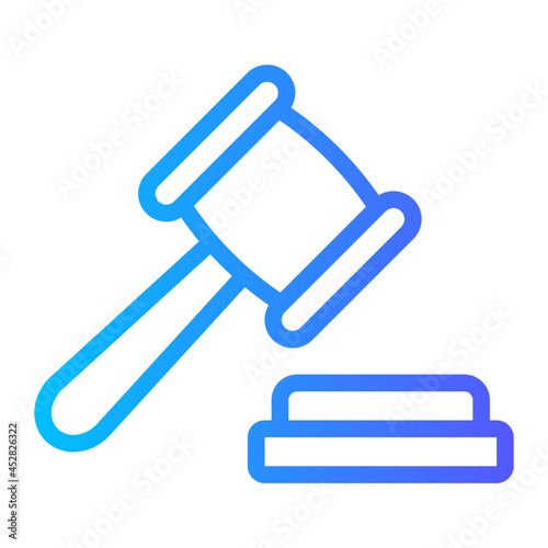 auction gradient icon