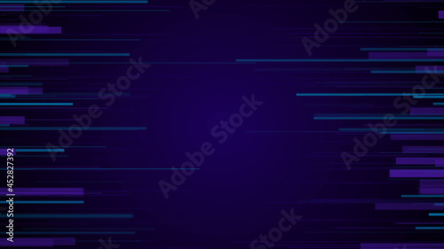 Blue violet abstract lines technology futuristic background
