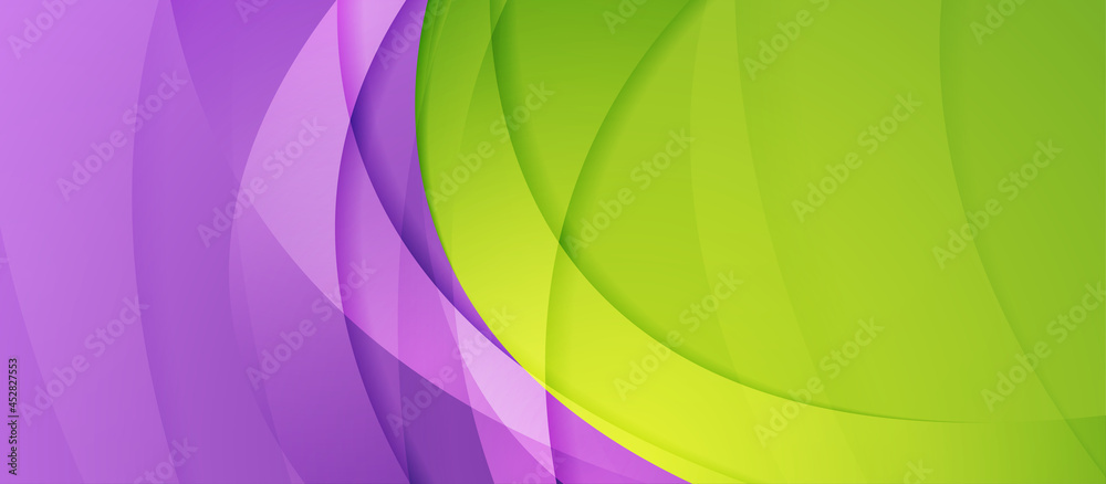 Violet and green elegant waves abstract background. Vector design Violet and green elegant waves abstract background. Vector design