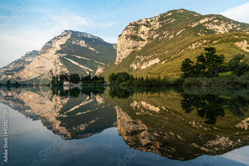 Lago di Toblino Sarche Fototapet
