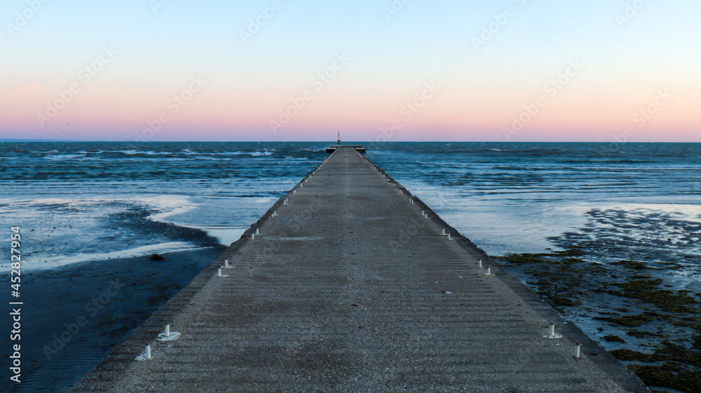 pier in the sea