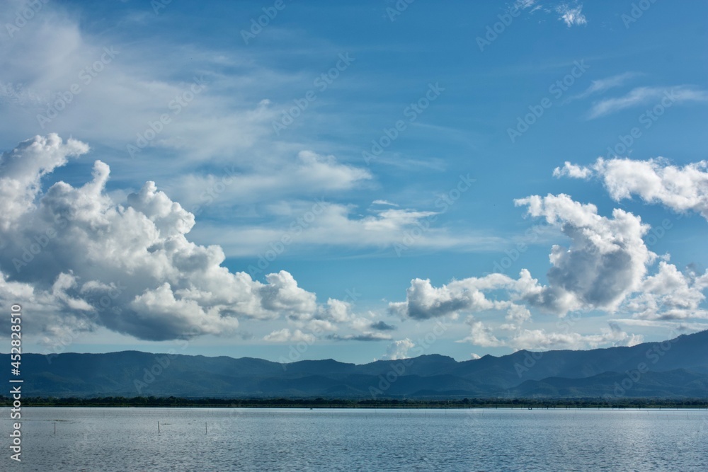 clouds over lake clouds over lake