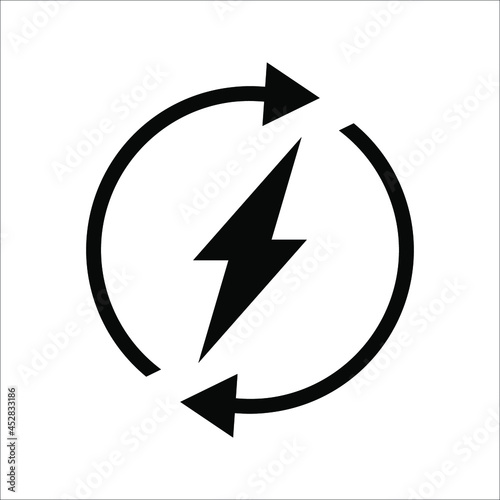 Free Download Renewable energy vector icon illustration on white background. color editable - GFXLoad