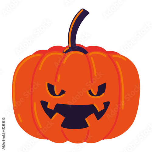 scary pumpkin icon