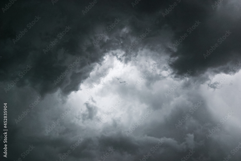 Turbulent dark stormy clouds angry and menacing Turbulent dark stormy clouds angry and menacing