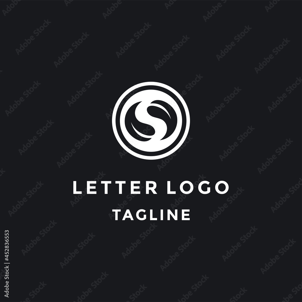 Letter S Leaf logo vector design template
