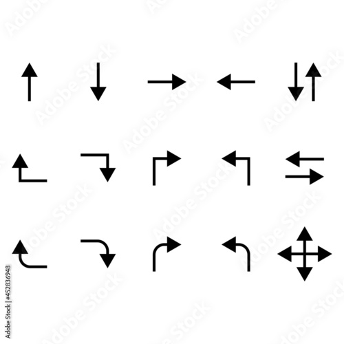 Arrow icon set