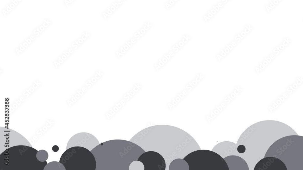 Circle intro - loop animated 4K backround for bussines and presentation